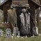 3 Ft Animated Grim Reaper with Wings Hanging Halloween Decoration